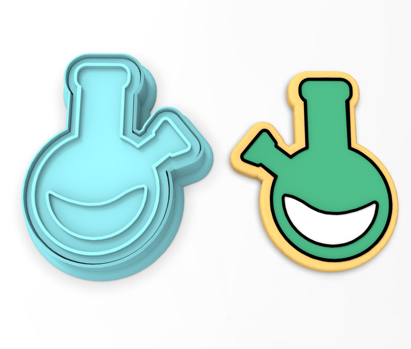 Bong Cookie Cutter & Stamp #1 | Weed Dope Marijuana Mary Jane Smoke Pipe