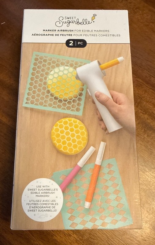 Sweet Sugarbelle Marker Airbrush For Edible Markers 2 Pc With Stencils For Food gallery