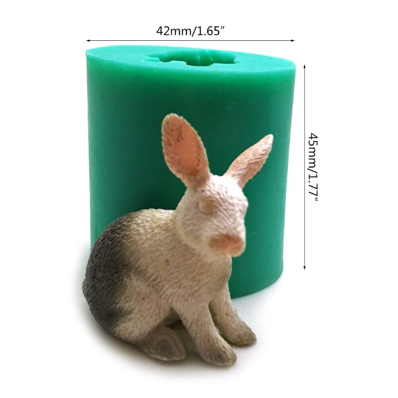 Cake Mold 3D Easter Cute Bunny Shape Food-grade Silicone Gift Baking Cookies gallery