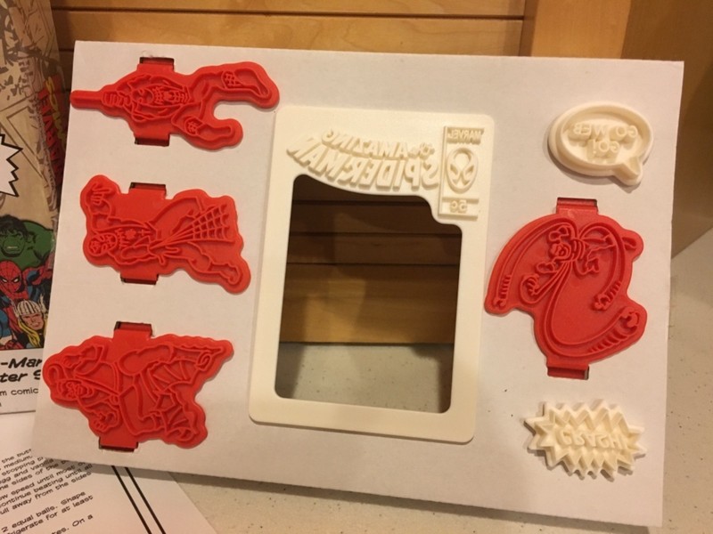 2011 MARVEL COMICS SPIDER-MAN Comic Book 7 Piece NIB Cookie Cutter Set gallery