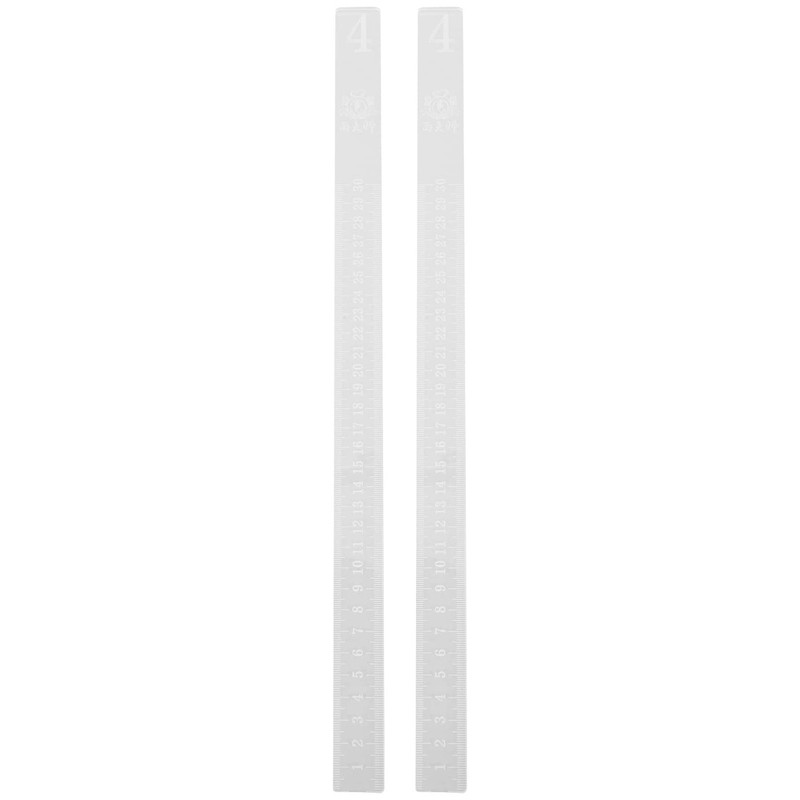 2Pcs Cookie Balance Rulers for Even Dough Thickness, Easy-to-Use Measuring Gu…