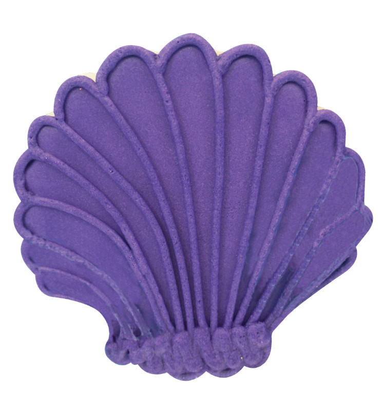 3" Clam Sea Shell Cookie Cutter Tin Steel Sea Ocean Beach Mermaid Luau Party gallery
