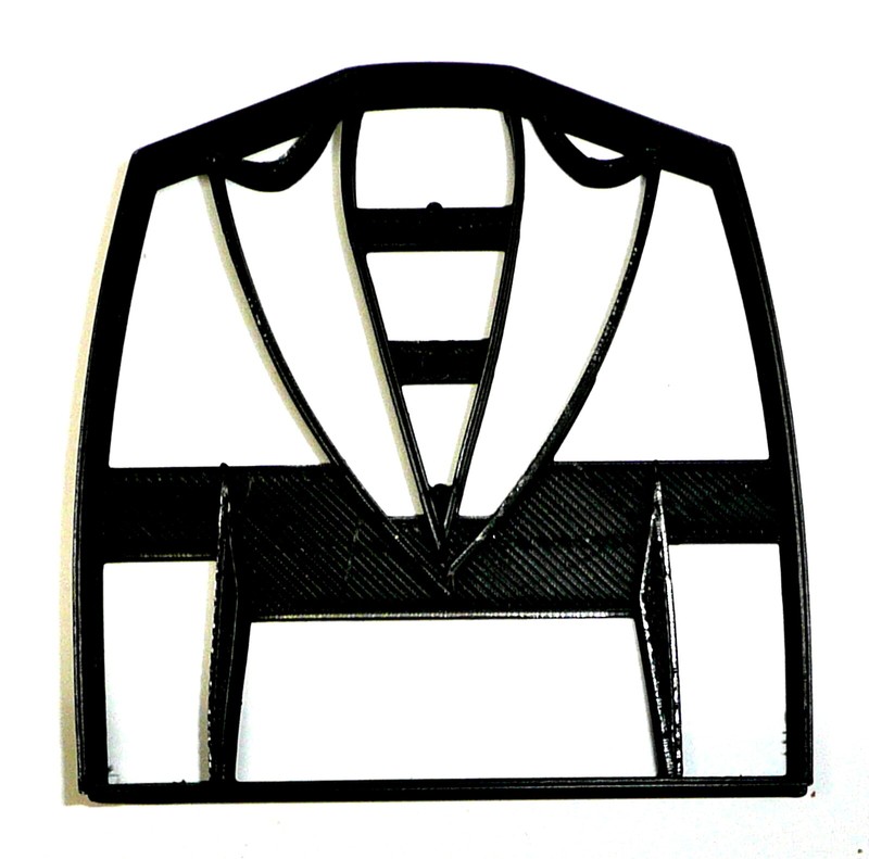TUXEDO TUX BLACK TIE FORMAL DRESS SUIT WEDDING COOKIE CUTTER USA PR2588