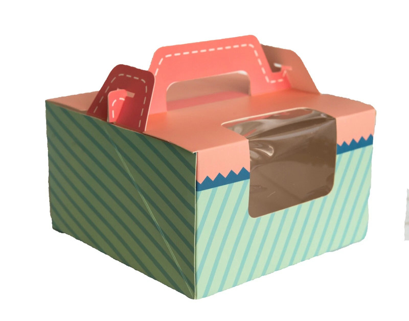 Pink/Blue Bakery Box 6″ cheesecake box / cake box / cookies box/ gift box/ 20cts
