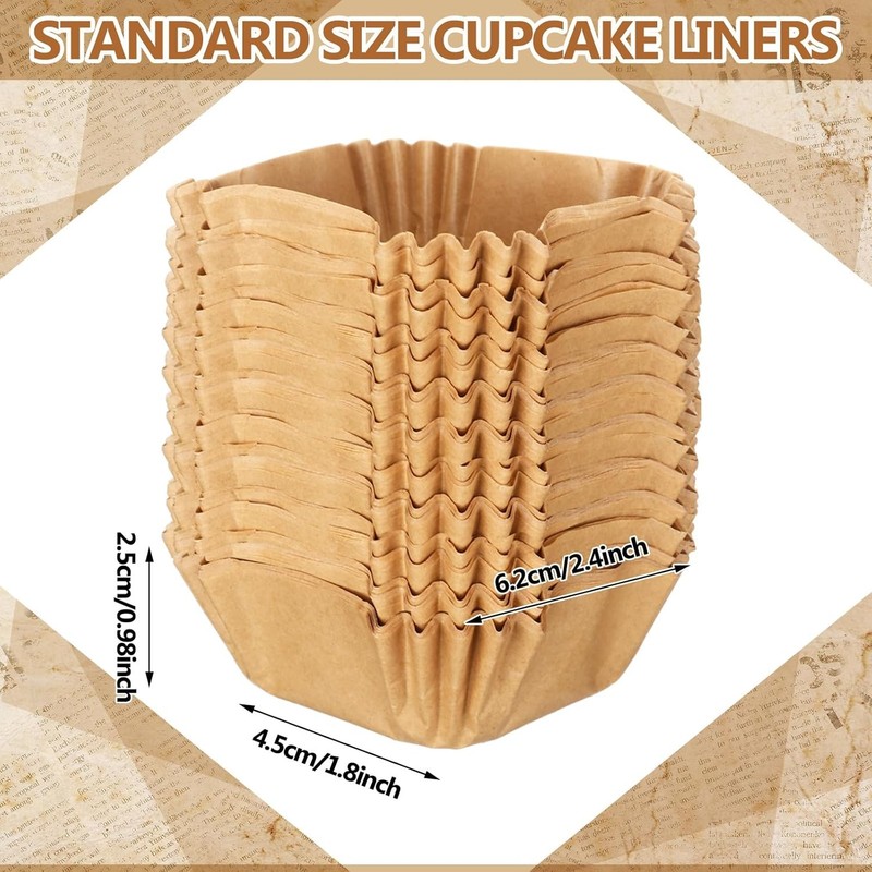 350 Pcs Square Mini Cupcake Liners Disposable Brownie Baking Pan Liners Paper gallery