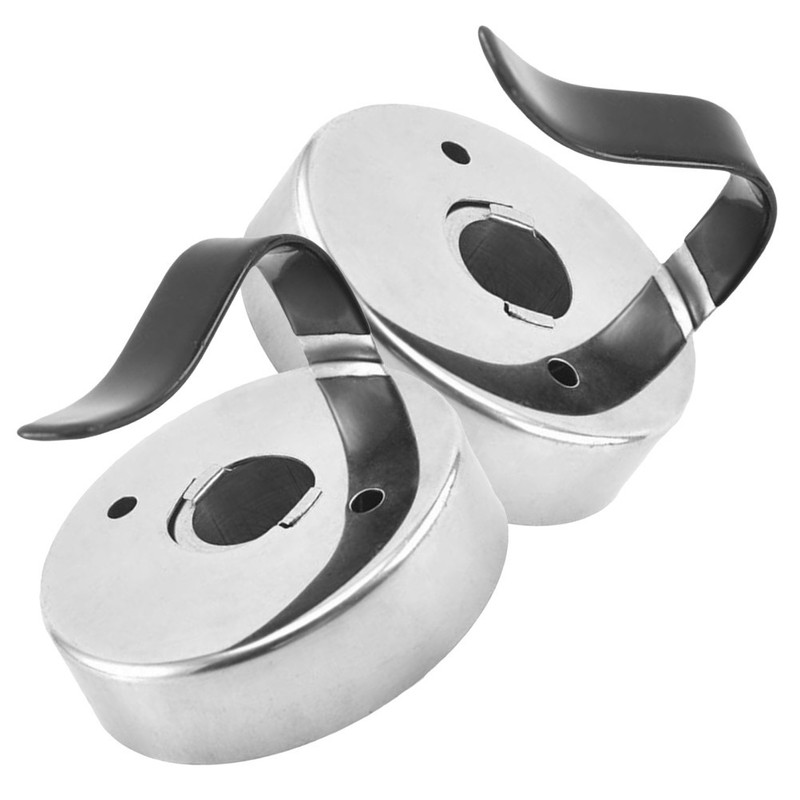 2 Pcs Stainless Steel Baking Mold Cake Pans Round Pastry Hollow Chiffon gallery