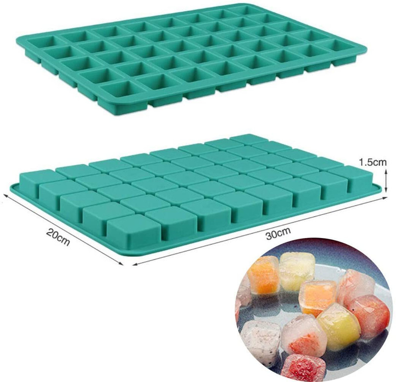 2 Pack 40-Cavity Square Caramel Candy Silicone Molds,Chocolate Truffles Mold,Whi gallery