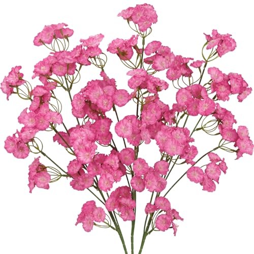 3 Pcs Artificial Flowers with Long Stems 31 in Silk Faux Wildflowers Branches gallery