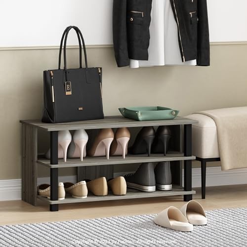 Sully 3-Tier Stand for TV up to 40, French For TV up to 40" French Oak/Black gallery