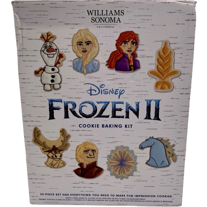 Williams Sonoma DISNEY FROZEN II Cookie Baking Kit 23 Piece Set Cookie Cutters