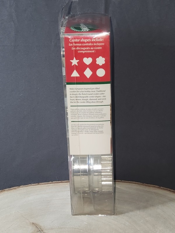 Wilton Linzer Cut Outs Holiday Cookie Cutter Set-7 Piece/6 Shapes~NEW IN PACKAGE gallery