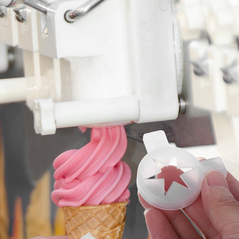 Ice Cream Maker Accessory Machine Moulding Lids Cookie Shape Nozzle gallery