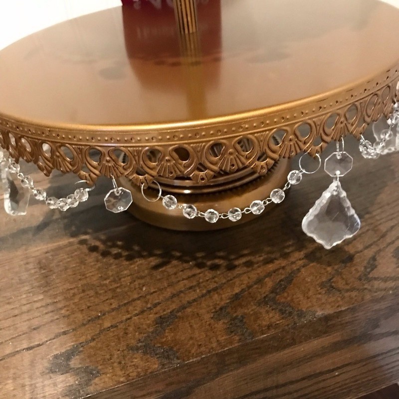 Elegant Gold Tiered Dessert Stand gallery