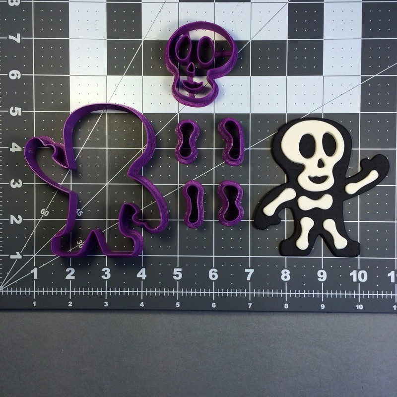 Halloween – Skeleton 100 Cookie Cutter Set