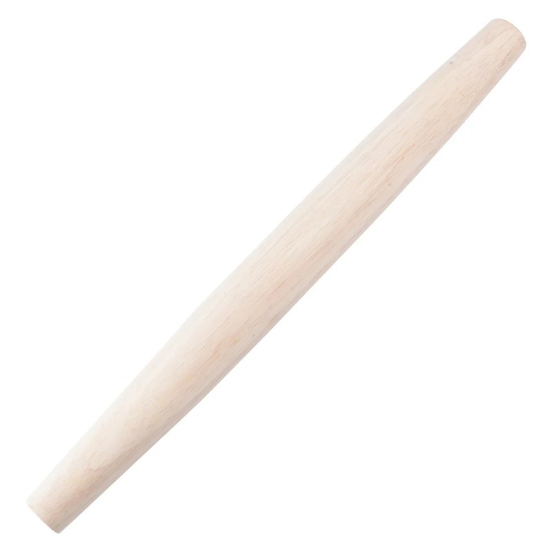 WRP-20F French Rolling Pin Tapered Wood Dough Roller Kitchen 20 Inches