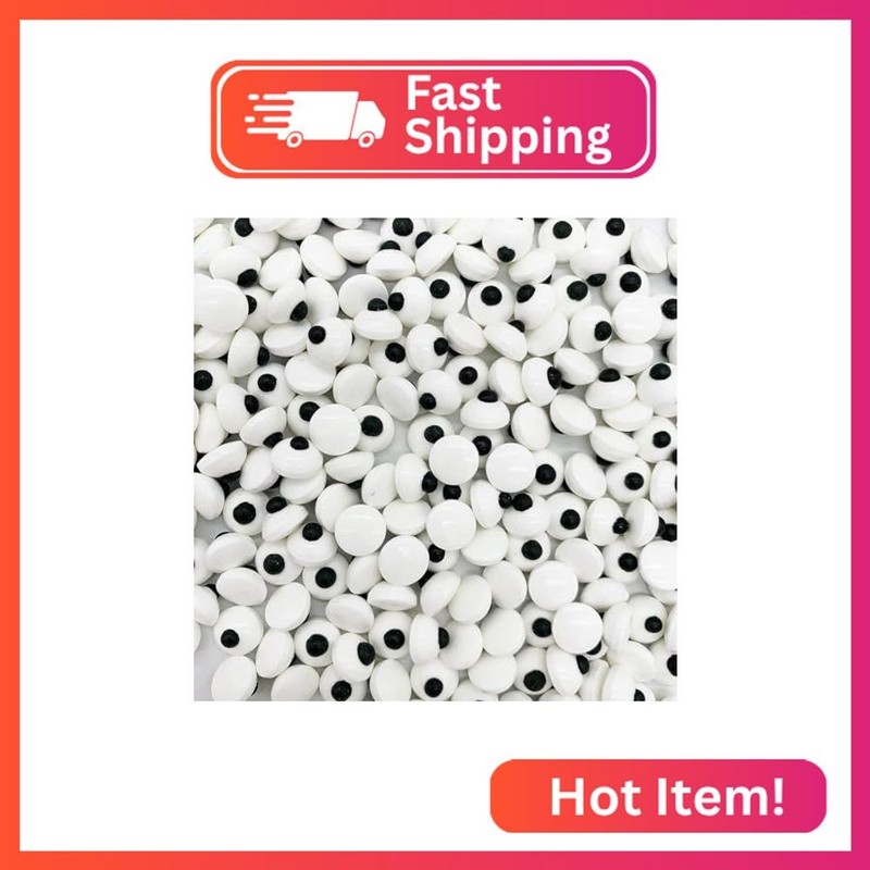 LEBERY Candy Eyeballs Eyes Cake Cupcake Toppers Halloween Sprinkles, Edible Eyes