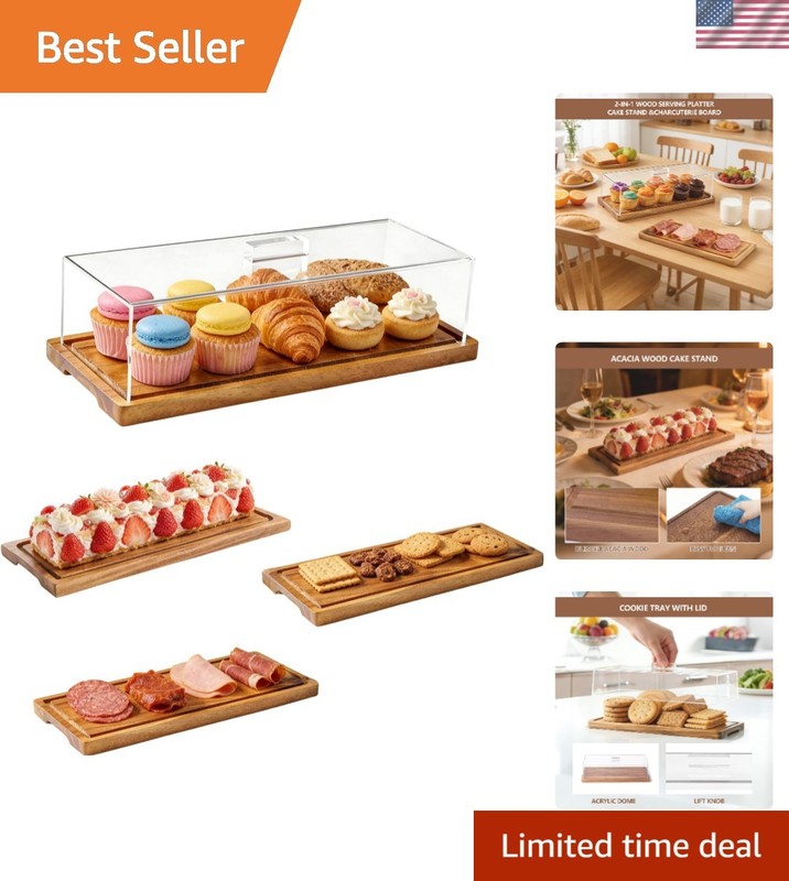 Stylish 15'' Food Display Tray & Cake Stand - Ideal for Weddings & Gatherings