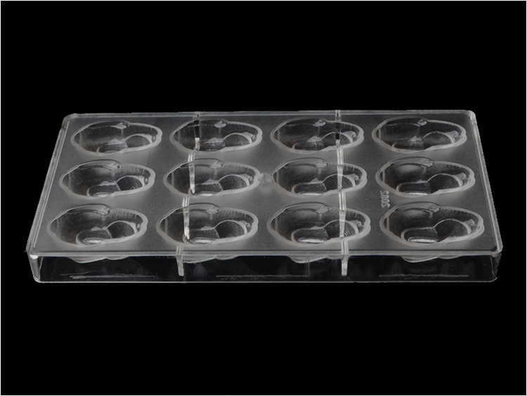 Rabbit Shaped Hard Plastic Polycarbonate PC Chocolate Jelly Mold Candy Mould gallery