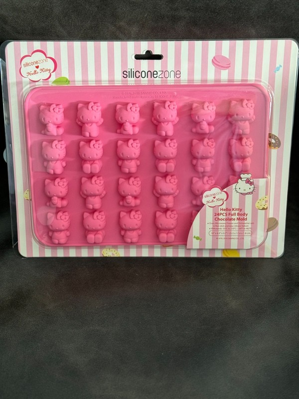 SiliconeZone Hello Kitty Chocolate Mold (Makes 24 pcs) Brand New & Sealed!! gallery