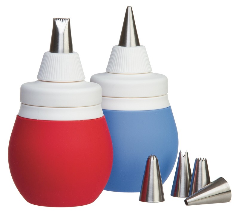 PrepWorks Decorating Kit Complete Set for Cake, Cupcake, and Cookie Decorati...