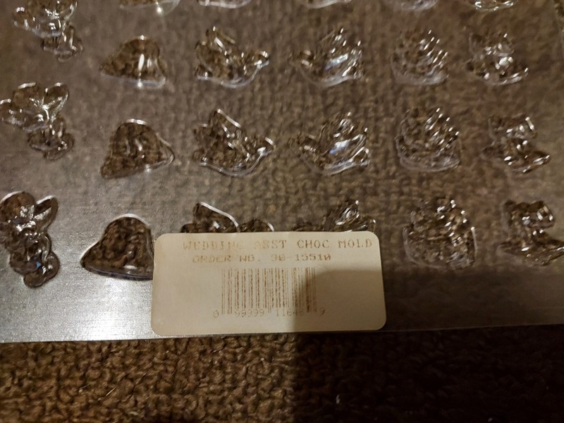 Wedding Cake Decoration Mold (42 Cavity; Plastic; Bells, Doves, Cake) gallery