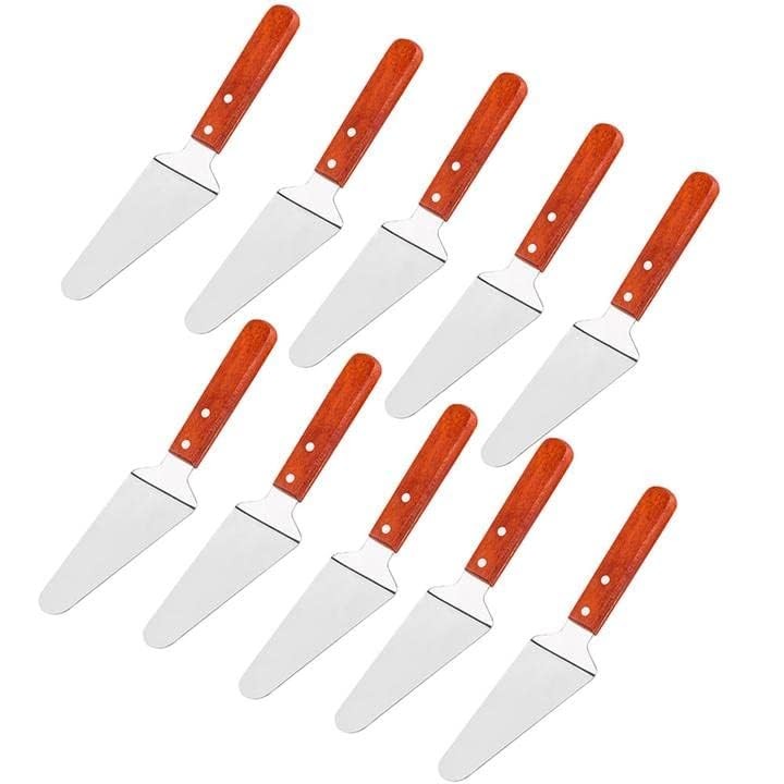 x Pie Server Cake Holder Transfer Triangular Spade Spatula for Pizza 10 17# gallery