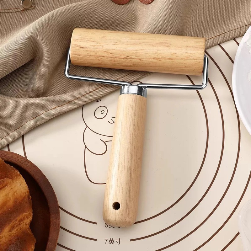 Wooden Rolling Pin Dough Roller Pizza Roller Dough Baker Roller Kitchen Utensil gallery