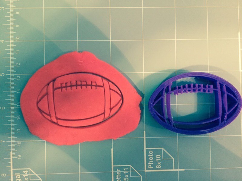 Football Cookie Cutter- Sport Cookie Cuttter