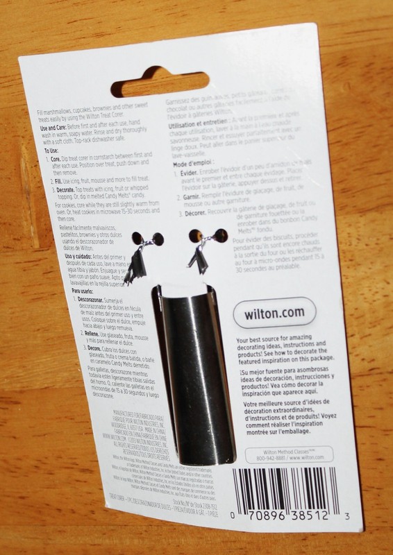 Wilton - TREAT CORER #2308-1512 - Stainless Steel - New - 2 IN by 3/4" Cupcakes gallery