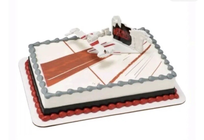 Star Wars Last Jedi Speeder Cake Topper Decopac Episode 8 Decoset gallery