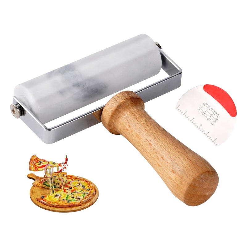 Small Marble Rolling Pin for Dough-Non-Stick T-shaped Hand Roller for Dough,C…