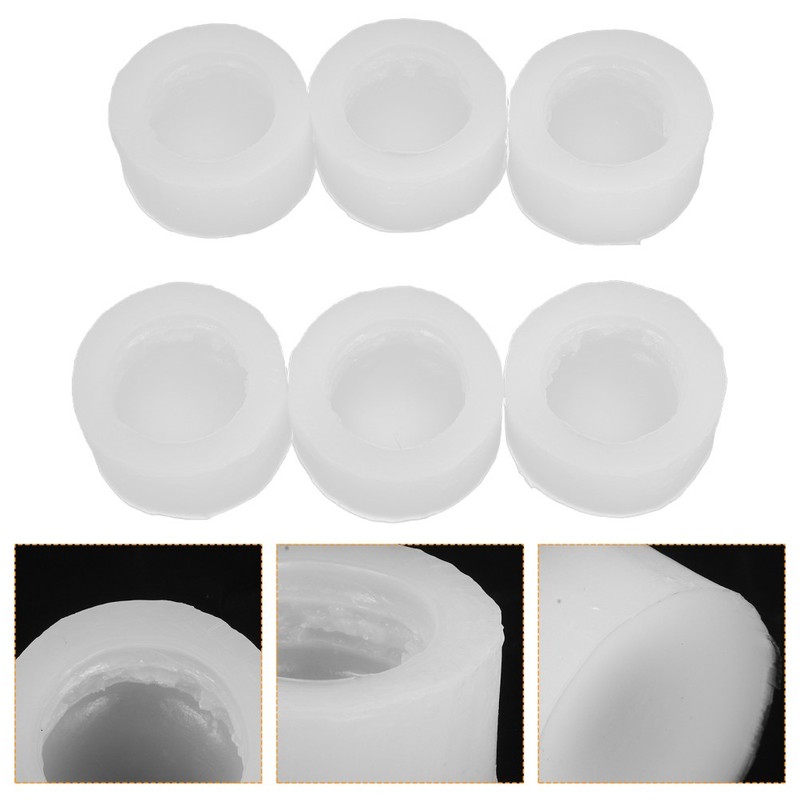 6Pcs Nonstick Silicone Macaron Mold for Home Baking Cake Candy and Soap Making gallery