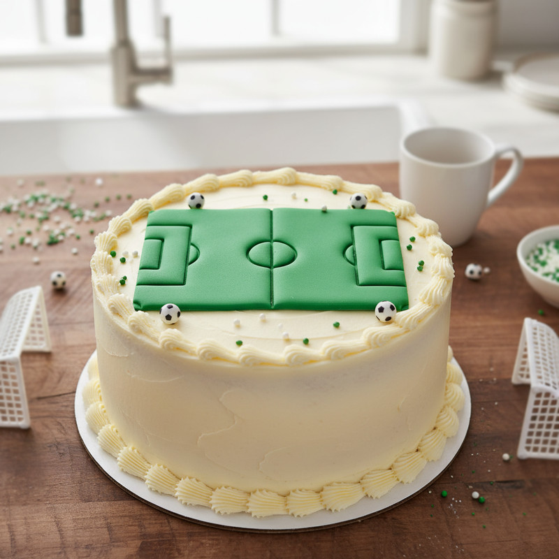 Soccer Field Cookie Cutter - sports team fans, football pitch coach, goalkeeper gallery