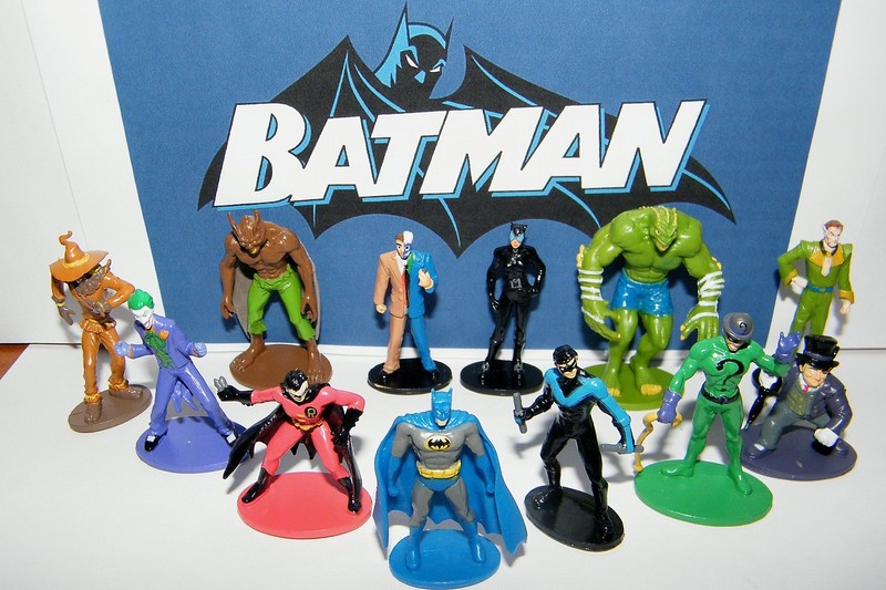 Batman and Villains Set of 12 Cake Toppers Cupcake Toppers Party Decorations gallery