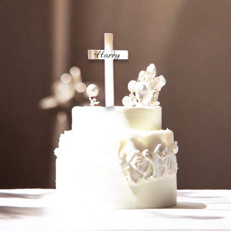 Cross Cake Toppers