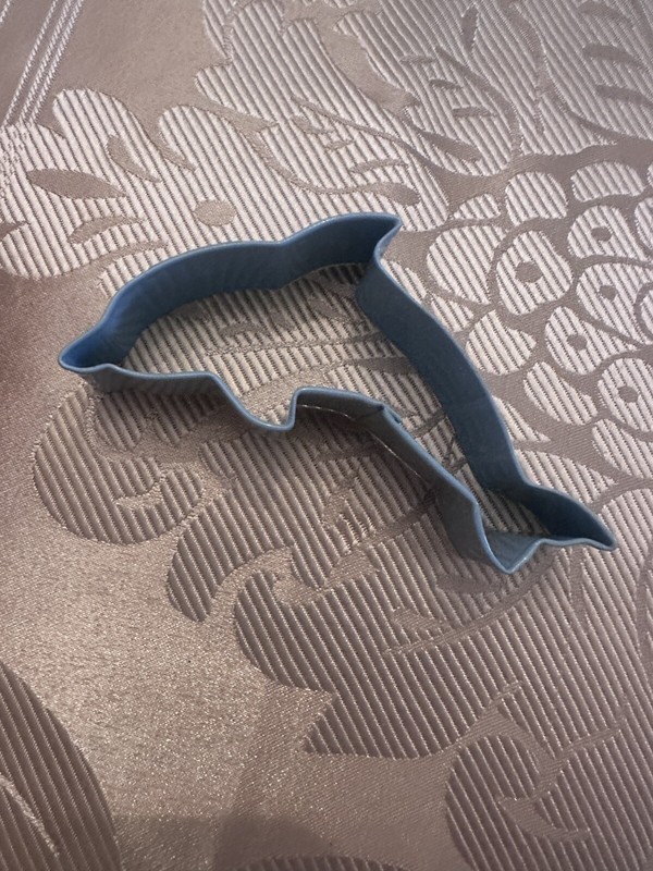 Dolphin 4.5″ Cookie Cutter Blue
