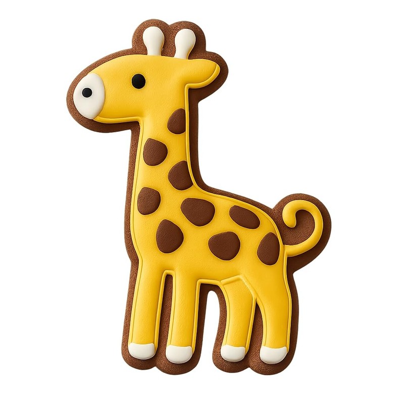 Standing Giraffe Cookie Cutter & Stamp - 2.5x4 Fun Kitchen Baking gallery