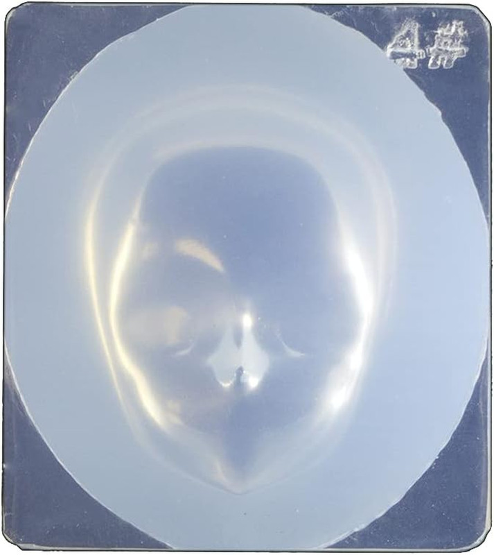 3D Human Face Silicone Fondant Mold Chocolate Polymer Clay Moulds,Dolls Head Epo gallery