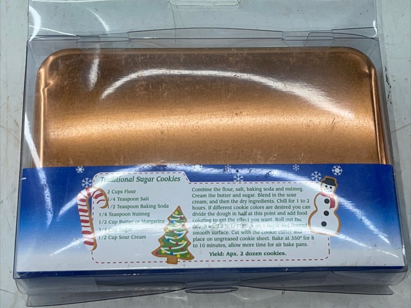 Global Decor Christmas Cookie Cutter Set Copper Plated Heavy Gauge & Plastic Set gallery