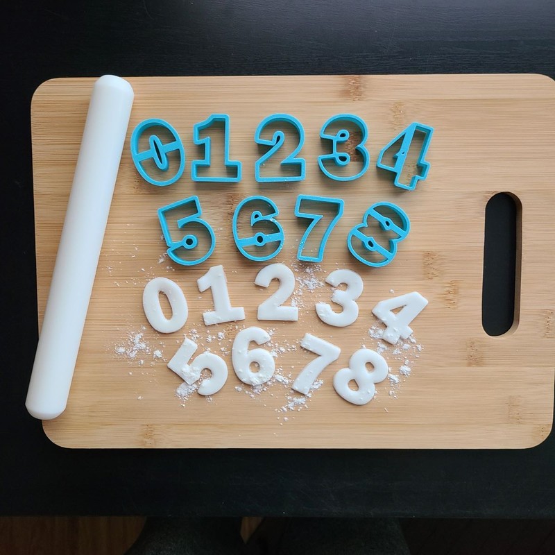 Numbers Cookie Cutter. Perfect Gift Birthday Party 3 sizes gallery