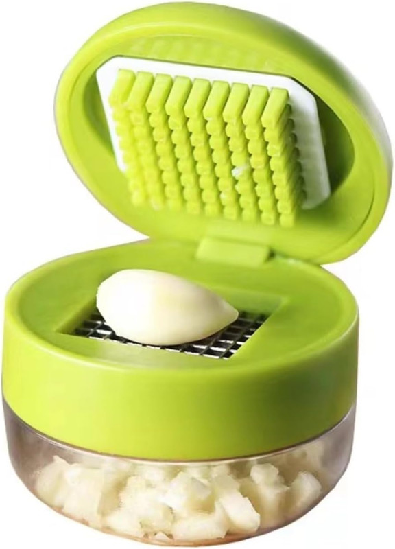 Garlic Press Dicer Wheel, Plastic Masher, Simple Household…