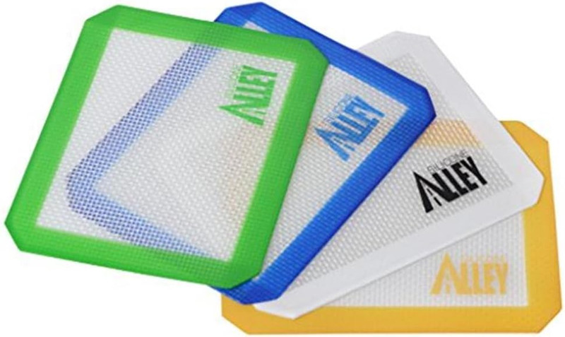 Nonstick Silicone Slick Mat Pad [4-PACK] for Wax/Art (Dabs of Hot Glue) - Small gallery