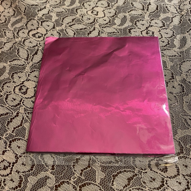 4″ Foil Candy Wrappers, Magenta, !00 ea pkg