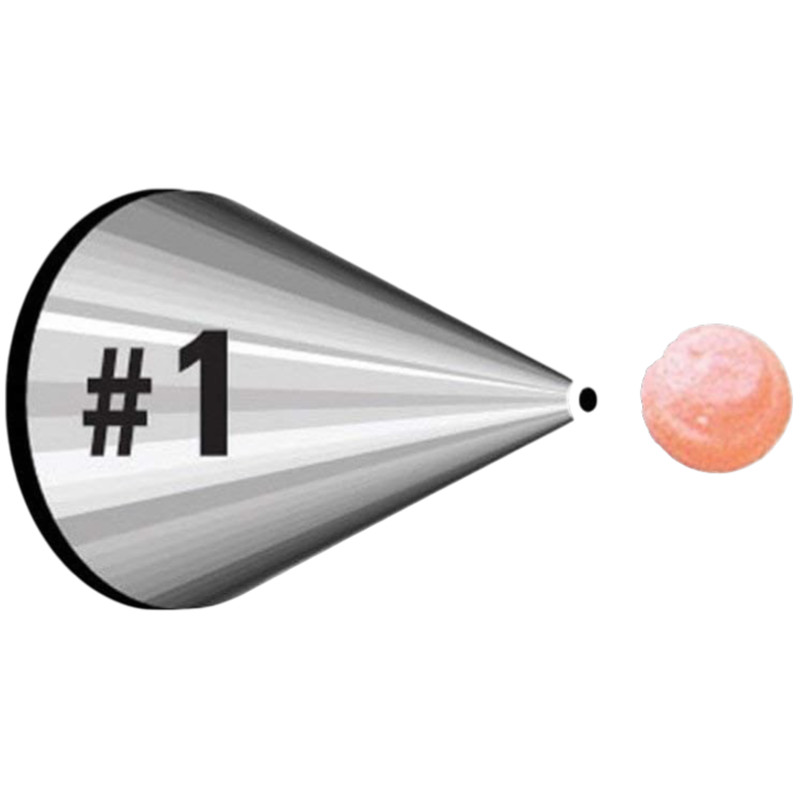 Wilton Cake Decorating Tip Pkg Round #1 gallery