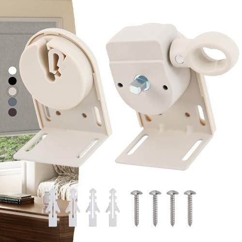 [] Roller Shade Hardware coolaroo Replacement Parts Bungee 1 set bracket Beige