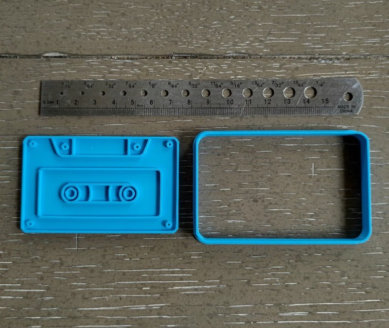 Cassette Tape Cookie Cutter & Stamp - Perfect Gift Birthday Party gallery