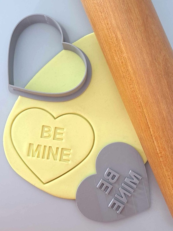 Valentines Cookie Cutter set “Be Mine”