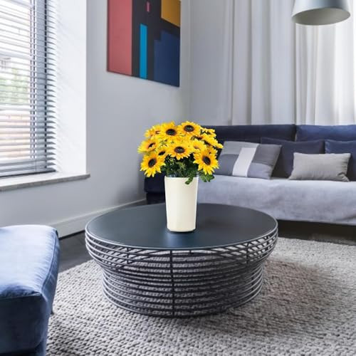 28Pcs Sunflowers Artificial Flowers Bulk Spring Summer Decor, 4 Pack Fake gallery