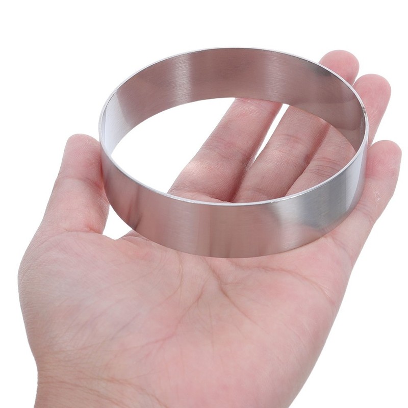 4Pcs Food Grade Stainless Steel Mini Cake Mold Set for Baking and Plating gallery