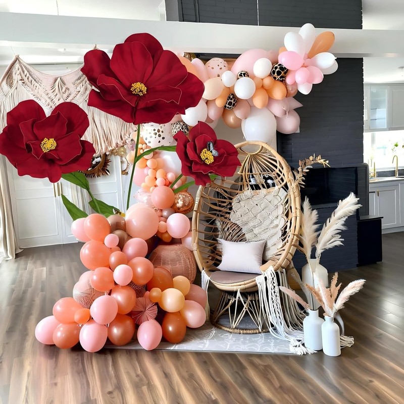 5.8ft Giant Artificial Flowers for Decoration, Large EVA Floral Decorations, gallery
